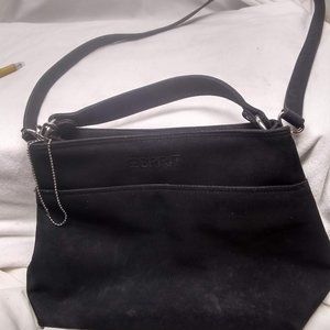 Black ESPRIT Cloth covered Purse Handbag, tote